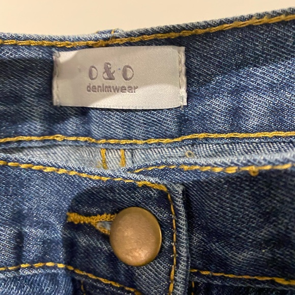 Denim Button Down Mini Skirt - Picture 4 of 4